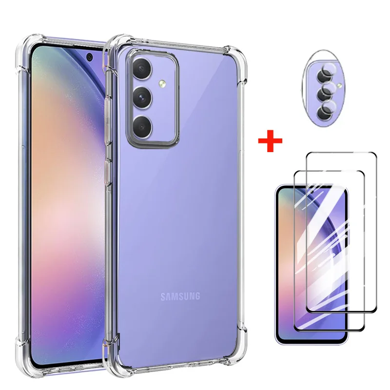 Custodia Gli Accessori Samsung Per Samsung A54 Pellicola Idrogel Cover Galaxy A54 Custodia Antiurto A54 Hydrogel Screen Protector Samsung A52 A34 Cove