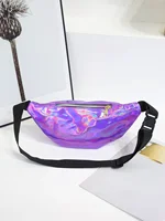 Laser Fanny Pack Belt Bag for Women Cross Body Womens Crossbody Bags Waist Bag Fashion Waist Pack Bum Bag Hiking Running Travel - Image 6