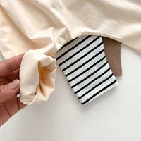 Baby Simple Solid Leggings Girls All-match Striped Skinny Pants Kids Cotton Elasticity Slim Pants Newborn Boy Stretch Trousers 5