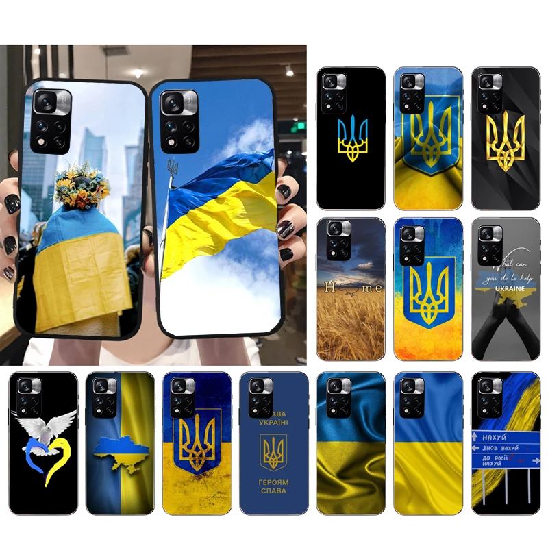 

Ukraine flag Phone Case for Xiaomi Redmi note 13 12S 12 Pro 11S 11 10 Pro 10S Redmi 10 10C 9C 13C Funda