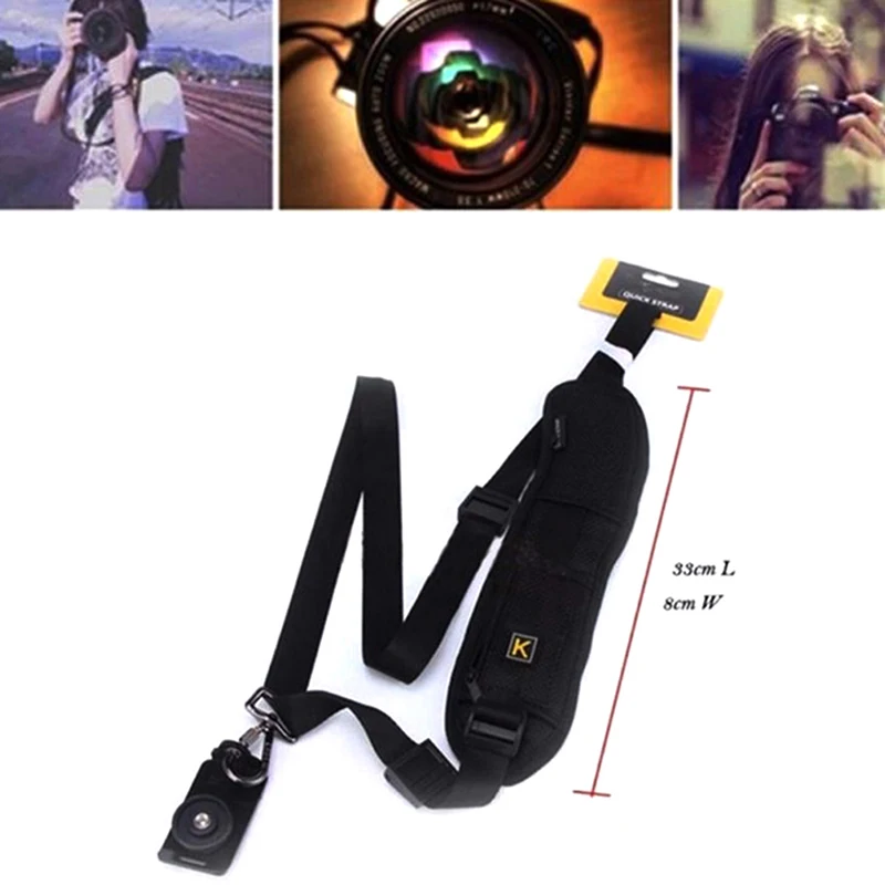 DSLR 디지털 카메라용 휴대용 숄더 카메라 스트랩, 캐논 니콘 퀵 래피드 카메라 액세서리 스트랩 벨트, 고품질