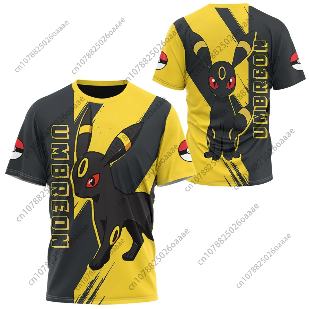 

Футболка с 3D принтом покемона Пикачу, мужские и женские летние повседневные топы с коротким рукавом, футболка Пикачу ПКМ, модные уличные Топы