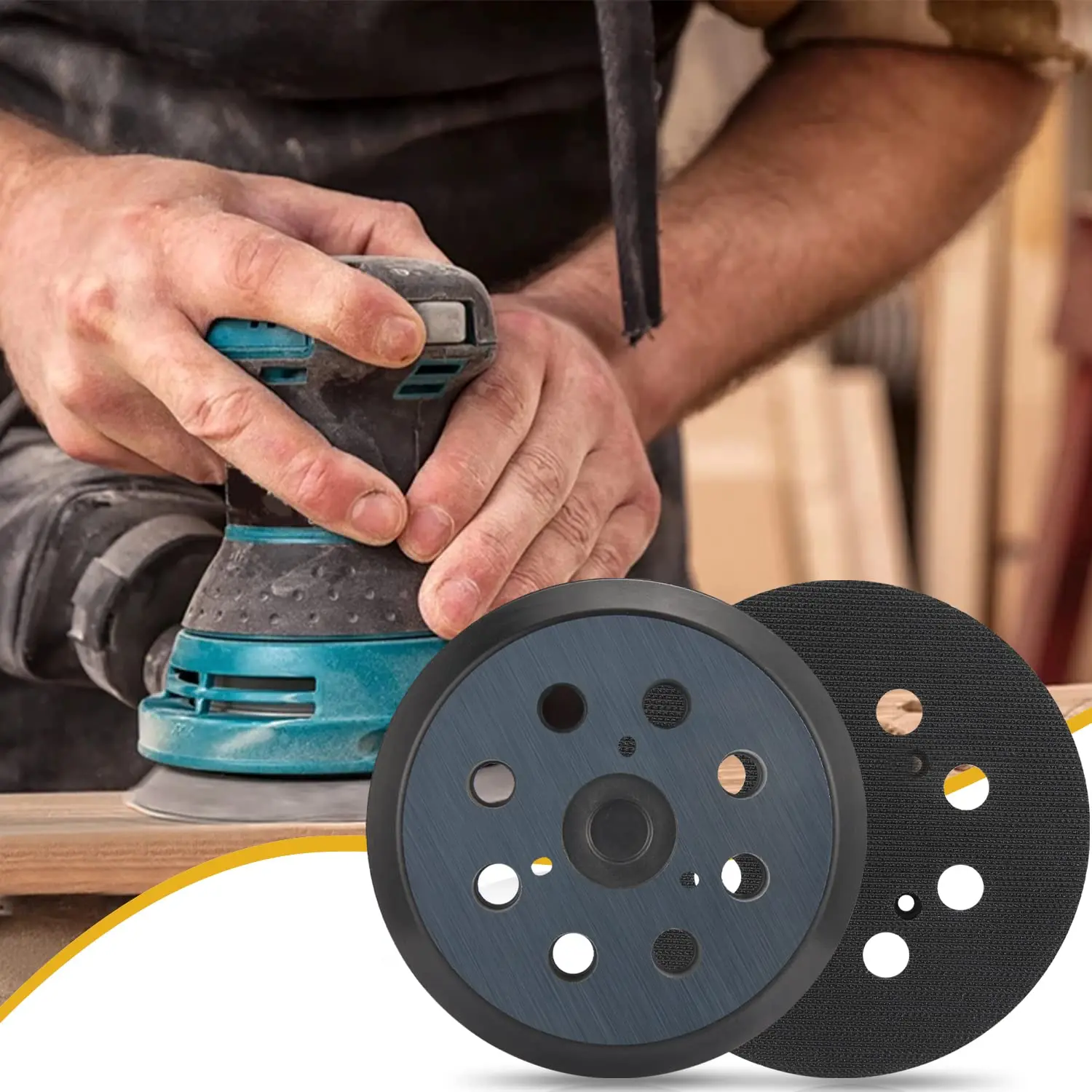 Levigatrice Orbitale MAKITA BO4565K (200 W) 88381081764 - Foto 8