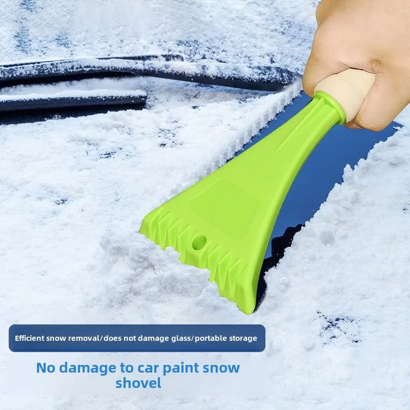 Car Windshield Snow Shovel Ice Scraper EVA Sponge Handle for Multifunctional Deicing Scrape Snow Cleaning Brush