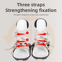 1Pair Dennis Shoes Closed Toe Arch Support Corrective Shoes Clubfoot Corrective Shoes Rehabilitation Children Walking Shoes 2