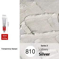 Winsor & Newton Vibrant Oil Paint - 45ML Tube (Silver 45ml)
