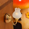Hot 1/12 Scale Miniature Dollhouse Ceiling Lamp Wall Light Mini LED Lighting Desk Lamps Pretend Play Doll Furniture Accessories 5