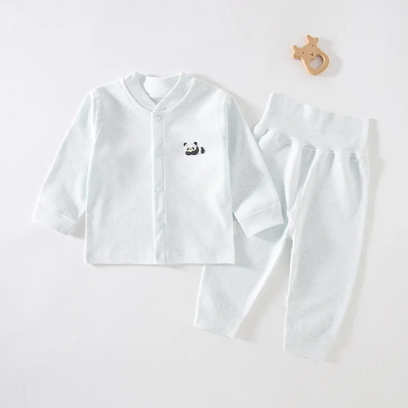 Baby Kleidung Hohe Taille Bauch Schutz Hosen Herbst Frühling Bequeme Baumwolle Leggings Jungen Mädchen kinder Warme Pyjamas – Detail 4