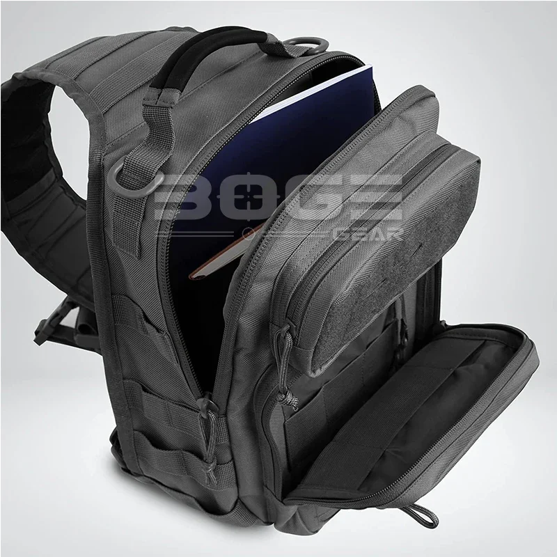 Tactical Sling Shoulder Bags Rover Chest Pack for Hunting Hiking EDC Backpack Molle Assault Range Bag Fit for 9.7"Pad 6