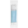 5 pcs/Set Soft Pottery Clay Nail Dotting Tools Silicone & Stainless Steel Two Head Sculpting Polymer Modelling Shaper Rhinestone 5