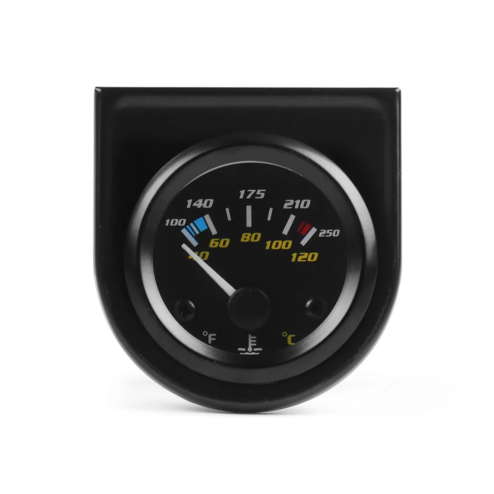 2인치 52mm 화이트 LED 수온계 40-120 ° C / 100-250 ° F형 1/8인치 NPT 센서 어댑터 조인트 파이프 키트