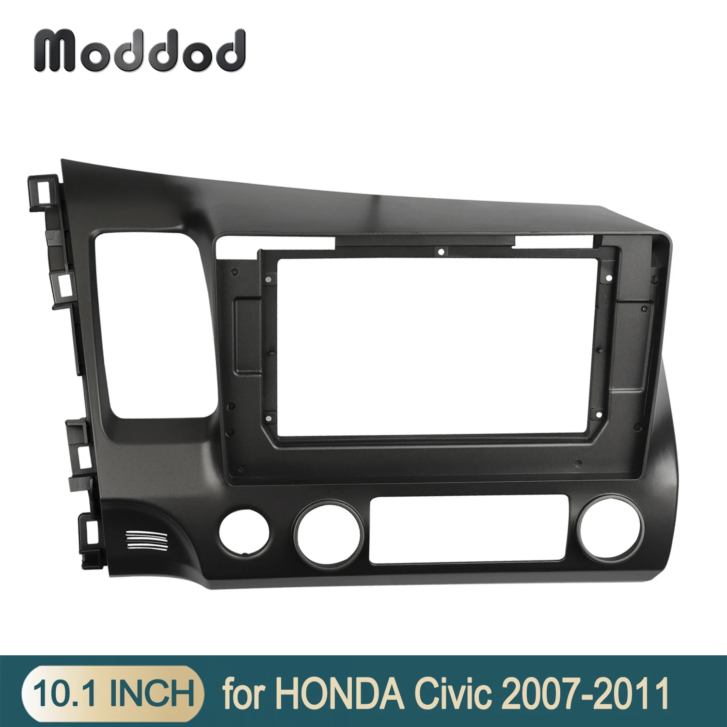 

10.1 INCH Double Din Car Radio Fascias for HONDA CIVIC SEDAN Stereo Panel Dash Mounting Installation Trim Kit Face Frame Bezel