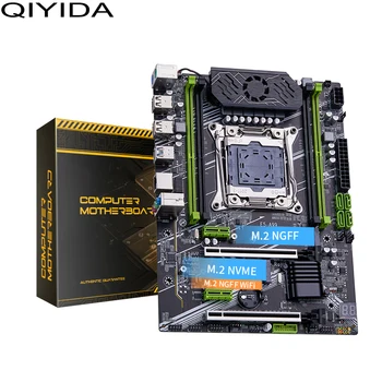 QIYIDA X99 마더보드, LGA 2011-3 E5 A99, 4 채널 지원, 제온 E5 풀 레인지 CPU DDR4 RAM 메모리, USB3.0 ATX 서버