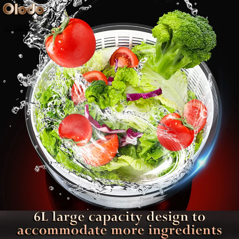 German vegetable dehydrator salad salad fruit drying machine manual hand rotating drain basket magic