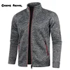 Spring Men's Turn-down Collar Sweatshirt Zipper Stand Collar Pullovers Man Sweatshirts Man Zippers Sweater Coats 1