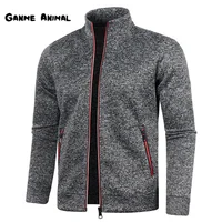 Spring Men's Turn-down Collar Sweatshirt Zipper Stand Collar Pullovers Man Sweatshirts Man Zippers Sweater Coats 1