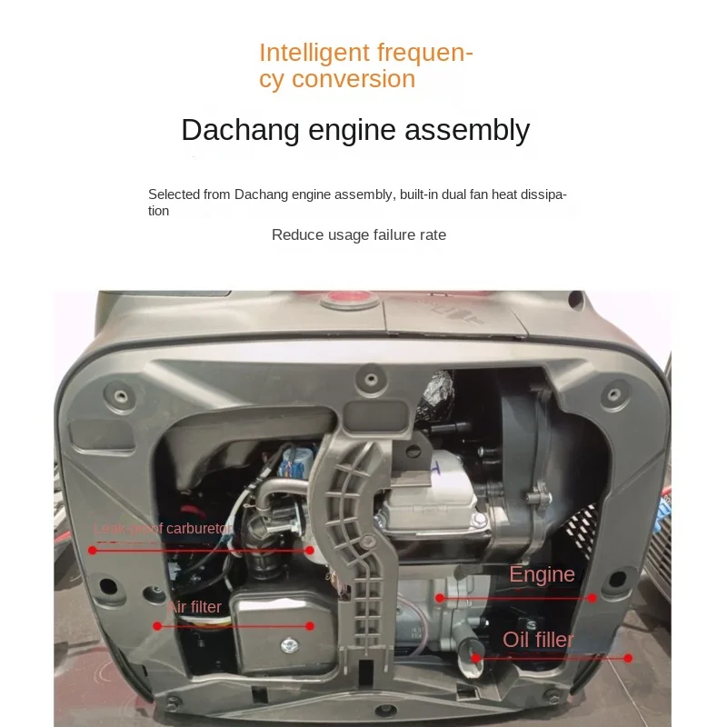 24V3000W Parking Air Conditioning Generator, Vehicle Mounted Intelligent Bluetooth Generator, Portable