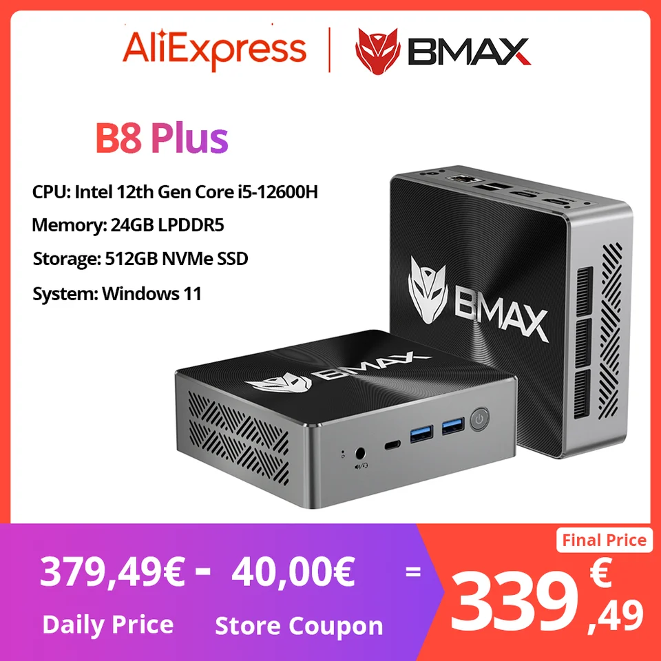 BMAX B8 Plus i5 12600H/24GB/512GB 最終値下げ】BMAX B8 Plus i5