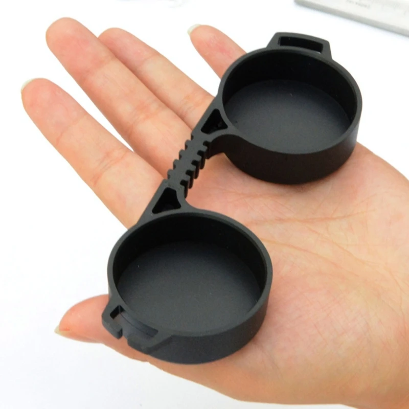 F68D Protections Access Silicone Binoculars Eyepiece Lens Cover for 42 45mm 62 65mm Lens