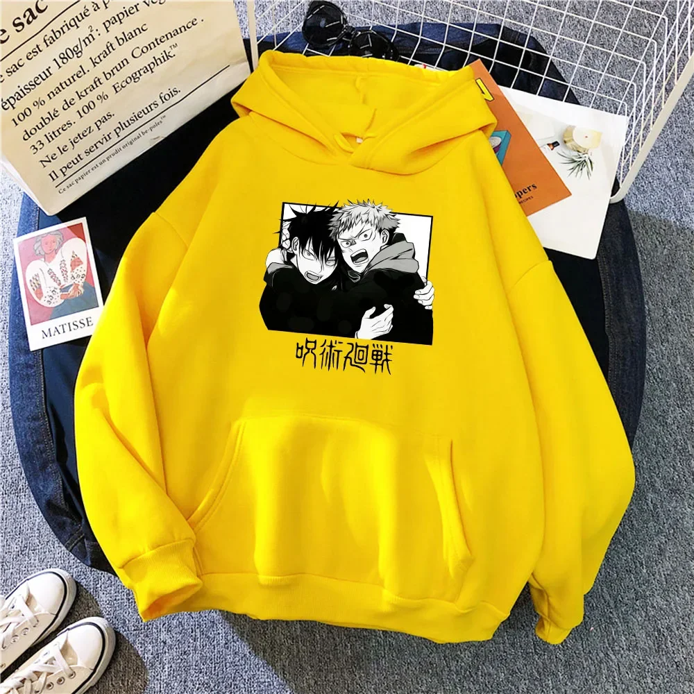 

jujutsu kaisen Comics Gojou Satoru Print Hoodies Japan Harajuku style Clothing Winter Casual Hoody Fashion Cartoons Streetwear