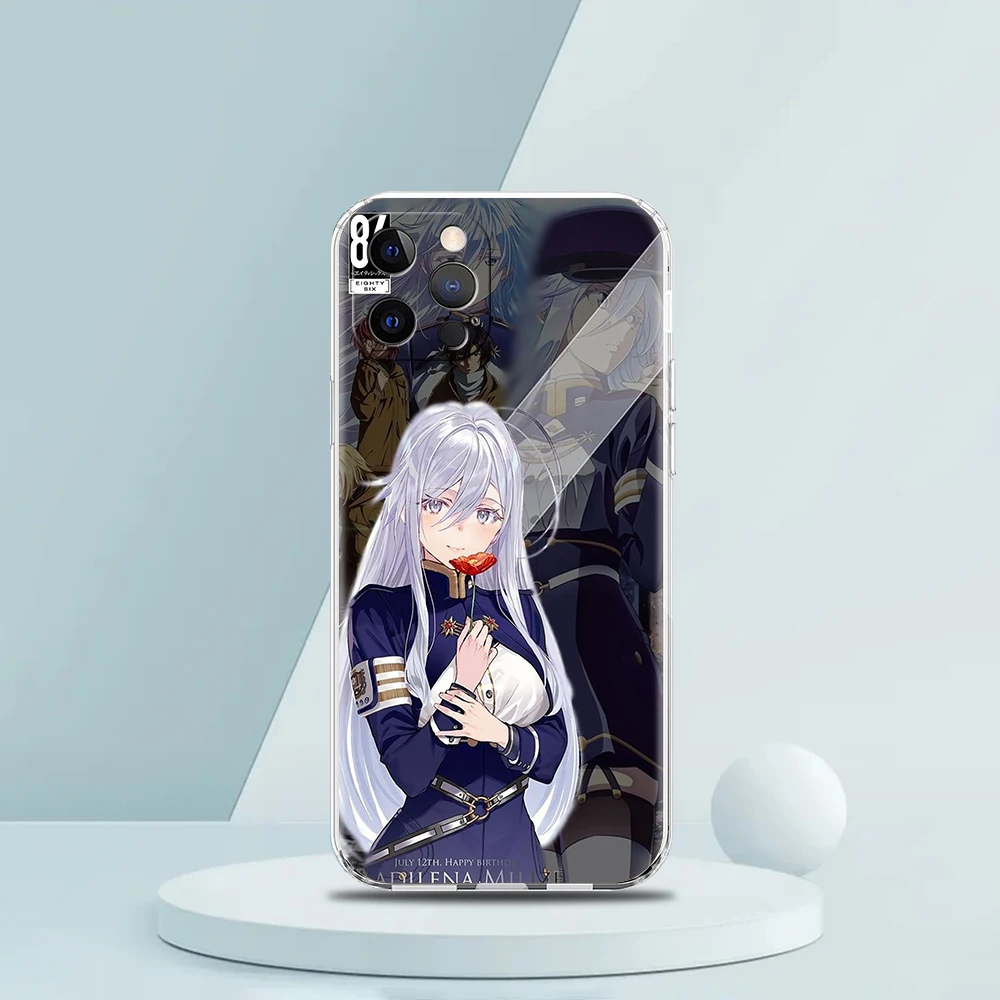11 cases 86 Eighty Six Anime Case for iPhone 13 12 Pro Max Cover Transparent Soft for iPhone 11 Pro Max 7 8 Plus X XS XR SE2020 Shell TPU xr phone case