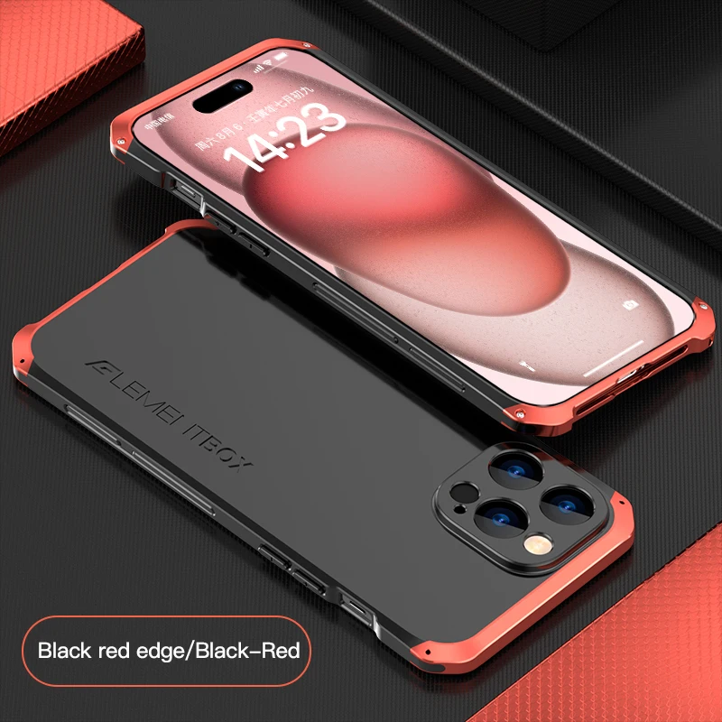 Premium PC+Alloy Metal Phone Case: Sleek and Durable Protection