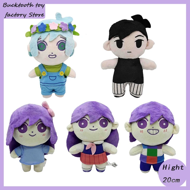 Omori Plush Toy Stuffed Doll Pillow Anime Characters Cartoon Merchandise  Props Game Characters Plush Toys are Collectibles for Game Lovers (Purple