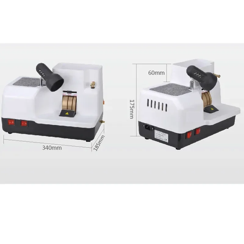Hot Sale Hand Grinder Three-wheeled Edger Lens Edger Machine With Light Glasses Processing Equipment
