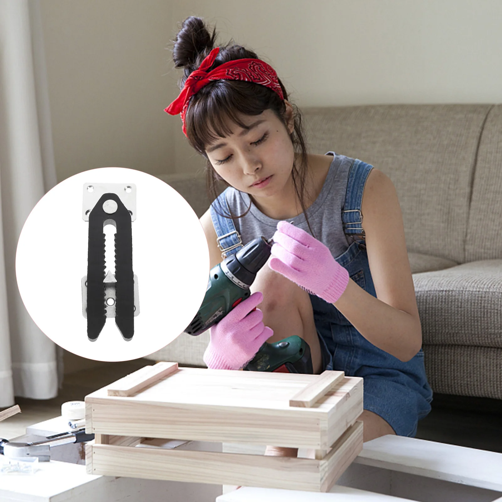 Sofa Connector Accessories Corner Furniture Plastic Sectional Joint Snap Connectors for Alligator Clamps