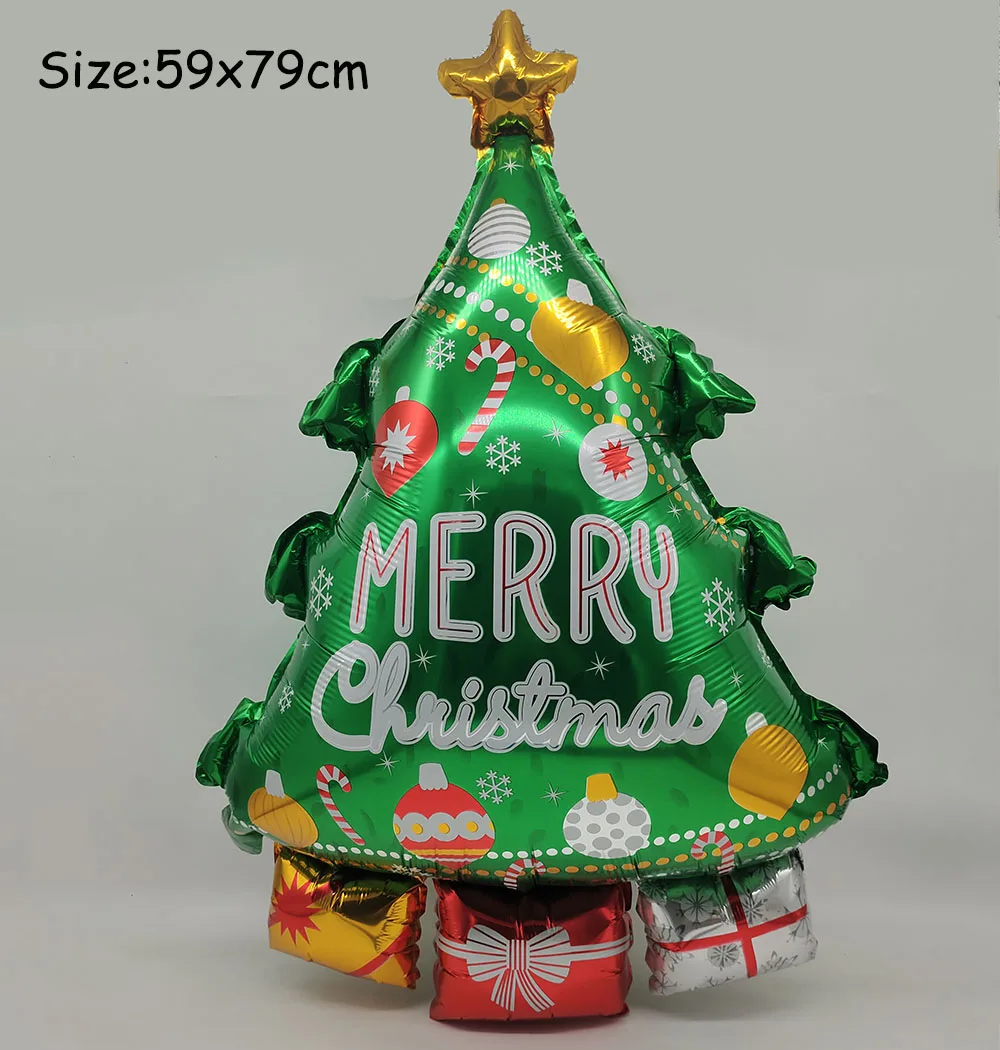 thumbnail image 1 of Globos de Feliz Navidad, dulces, Papá Noel, globos de alce, decoraciones navideñas de bricolaje para el hogar, Año Nuevo 2024, decoración de fiesta de Navidad, bolas, 1 of 5