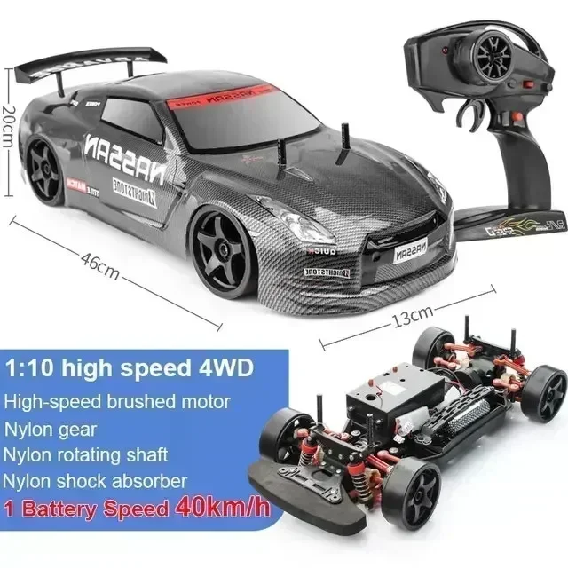 2024 1:10 70km/h High-speed Drift Remote Control Car 2.4g 4wd Rc Off-road Vehicle Dual-speed Rc Car Children's Christmas Gift 3