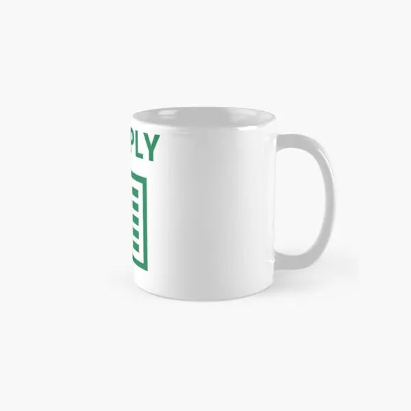 

I Simply Excel Classic Mug Handle Round Printed Design Picture Cup Coffee Gifts Tea Image Photo Simple Drinkware