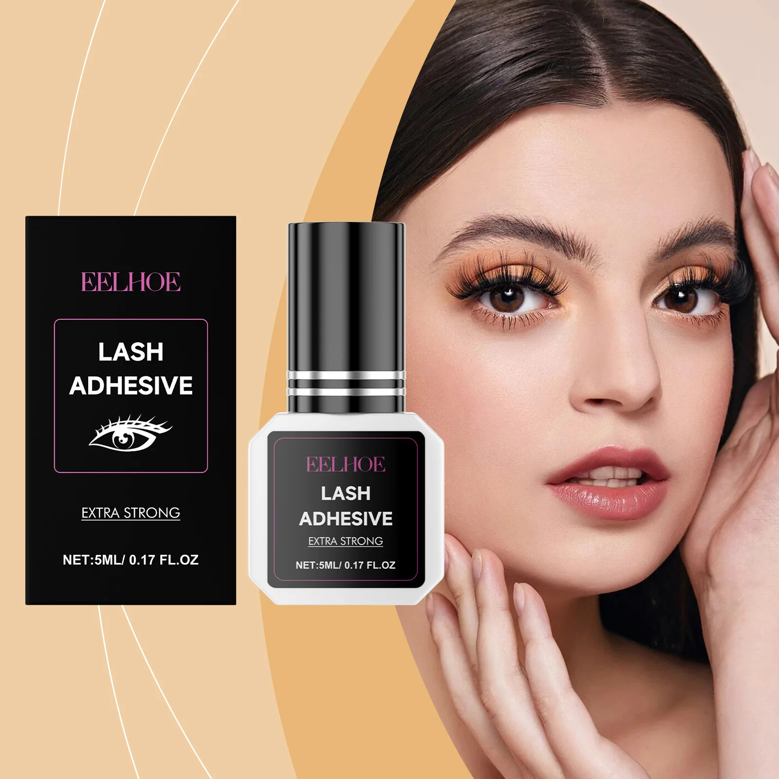False eyelash adhesive, eyelash glue setting bonding, universal glue