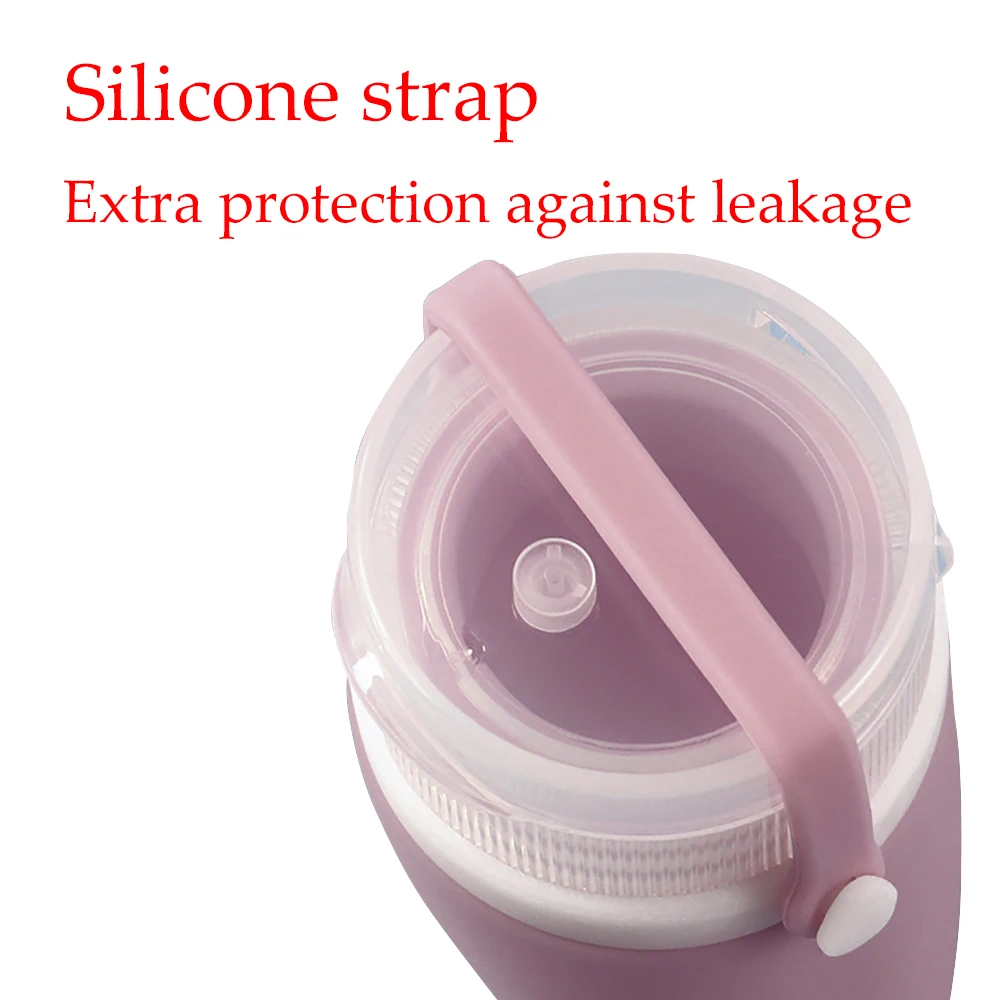 Refillable Bottle Refillable Plastic Bottles Plastic Lotion Bottle Portable Silicone Travel Bottle Cosmetic Storage Refillable Lotion Bottle Leakproof Shampoo Container Squeeze Tube Empty