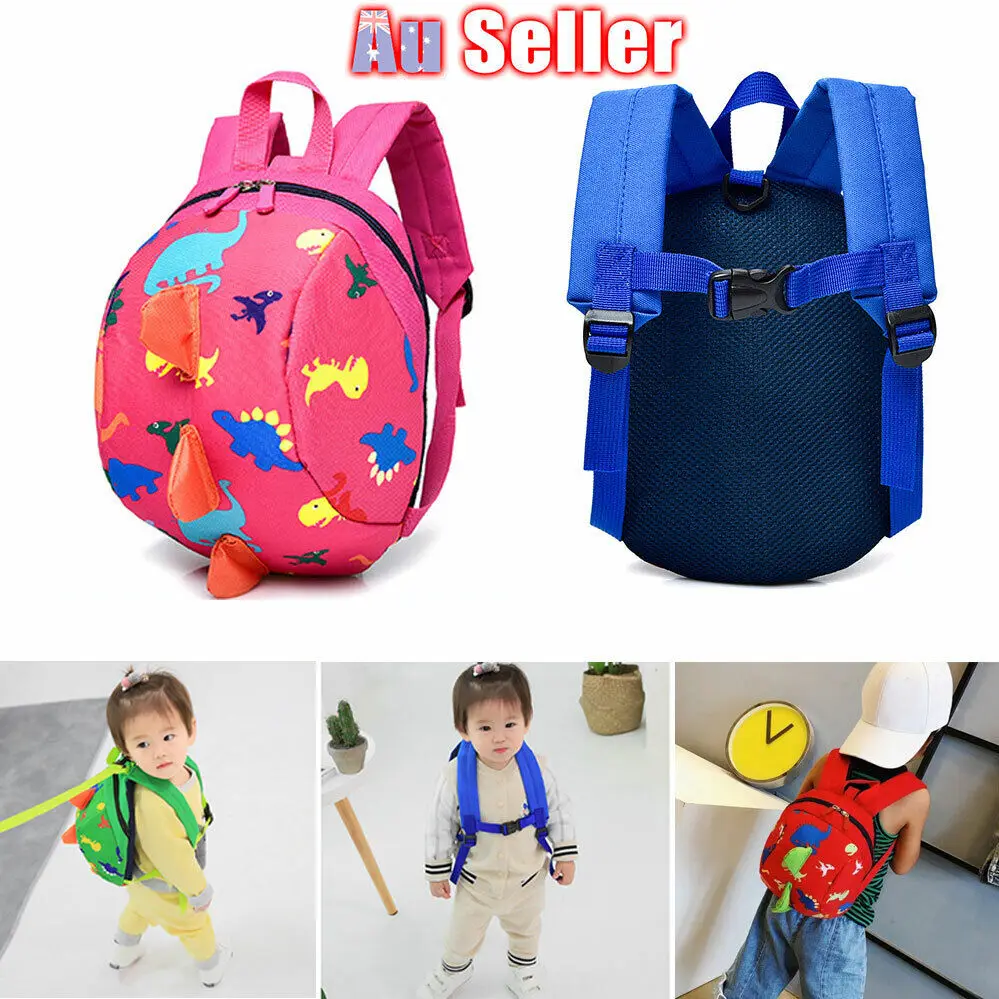 

Kids Safety Harness Backpack Cartoon Dinosaur Children Toddler Anti-lost Strap Bag Kindergarten Baby Boys Girls Cute Schoolbag