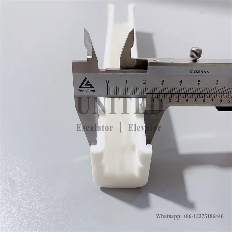 10pcs 220*16mm Elevator Guide Shoe Insert L220mm Groove W16mm B22 White With Pattern Elevator Spare Parts
