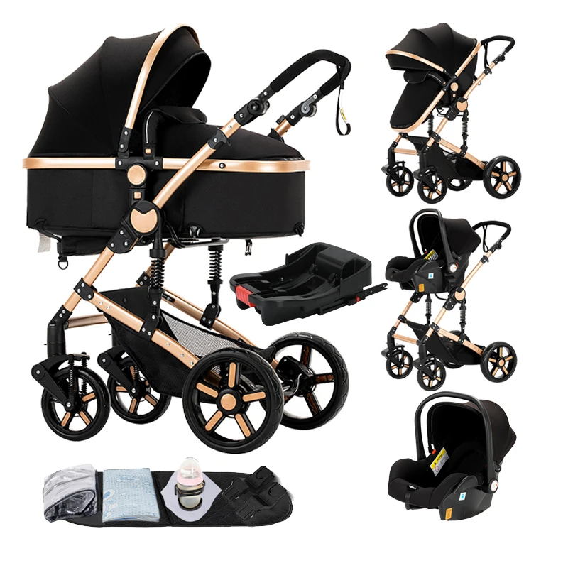 4 in 1 Compact Baby Stroller Travel System