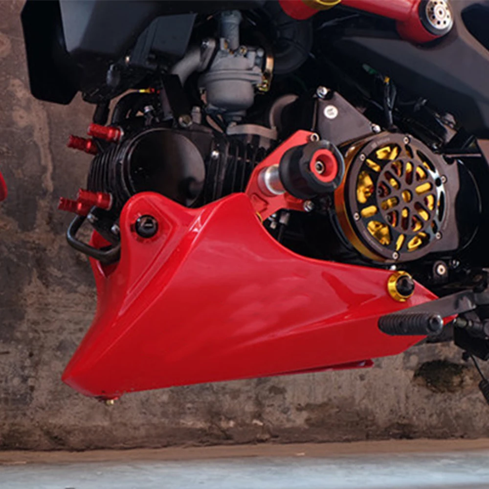 Motorcycle Engine Cover Engine Cover Protector Engine Guard Motorcycle Engine Protector Guard Cover Under Cowl Lowered Shrouds Fairing Belly Pan for Honda Grom MSX 125 MSX125 SF MSX125SF