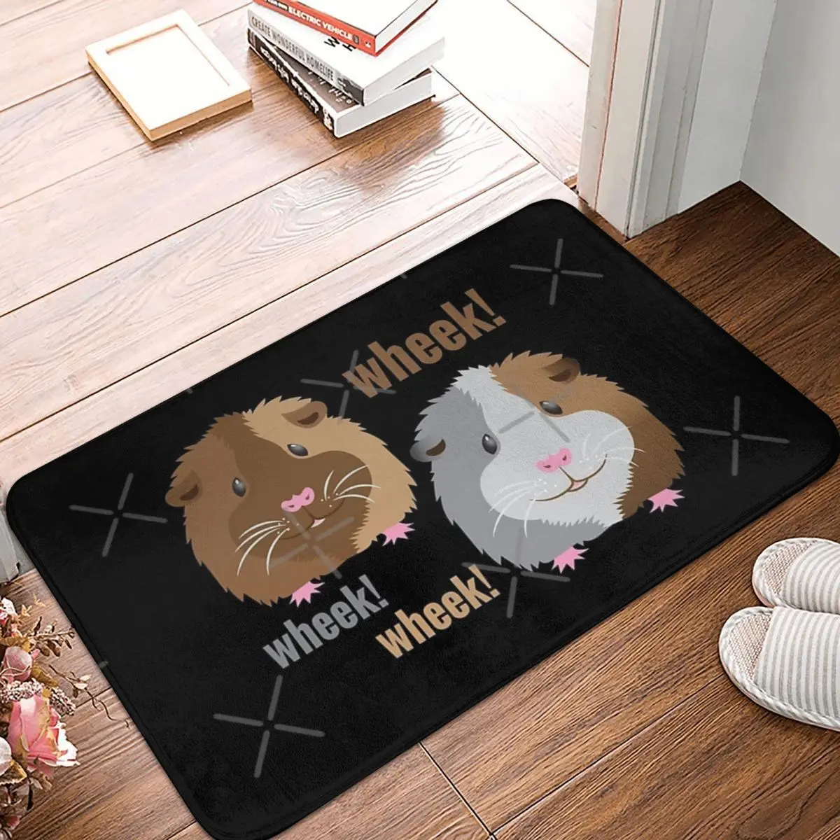 

Пфайк! Пфайк! Морские свинки 40x60 см коврик из полиэстера напольные коврики модный прочный домашний декор