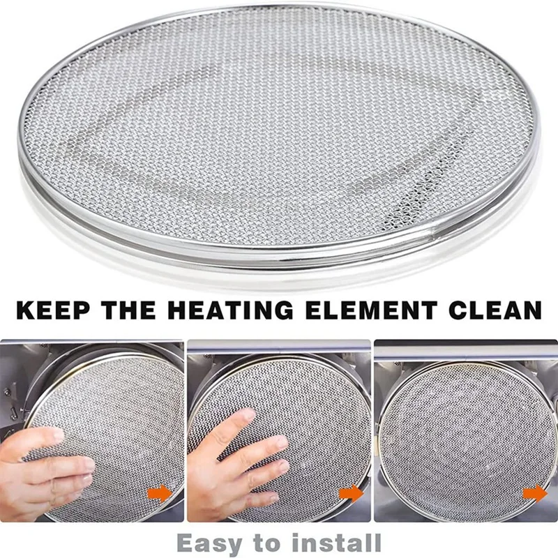 Splatter Shield Stainless Steel Splatter Shield For Ninja Foodi FG551 Accessories For Ninja Foodi Smart XL 6-In-1 Indoor Grill