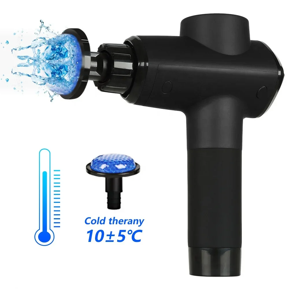 Electric Cordless Private Label Sport Fascia Gun Deep Tissue Vibration Percussion massage pistol Mory Muscle Massage Gun