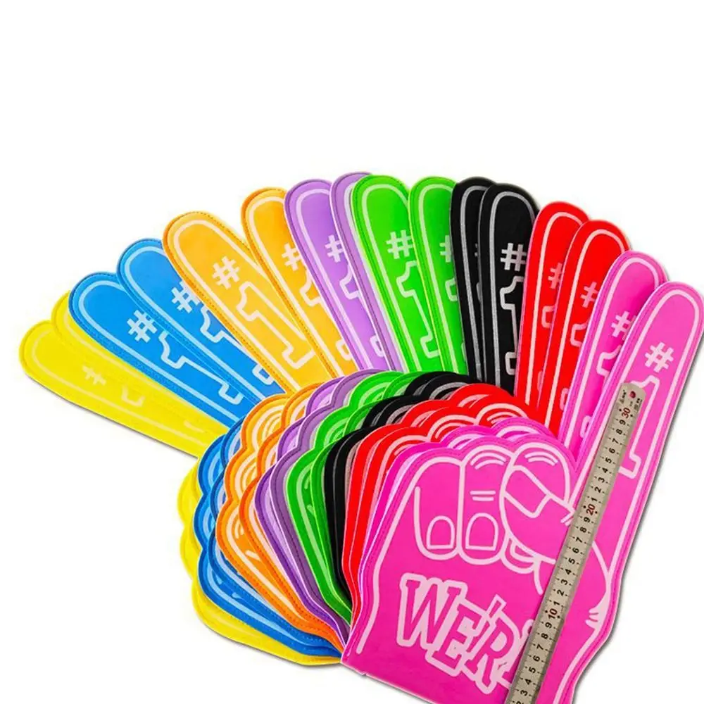 

Цветные гигантские перчатки из вспененного этилвинилацетата, большие аворирующие перчатки из вспененного материала для чарлидинга, реквизиты, спортивные аксессуары