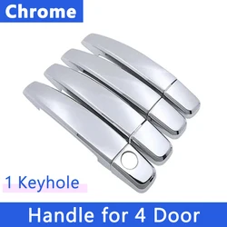 Rustproof Door Handle Cover Styling & Protective Stickers (1 Keyhole No Button)