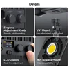 Ulanzi ML100Bi ML100RGB 100W COB Video Light 2700K-6500K Bi-Color 360° RGB CRI 95＋ Photography Studio LED Kit for Live-streaming 5