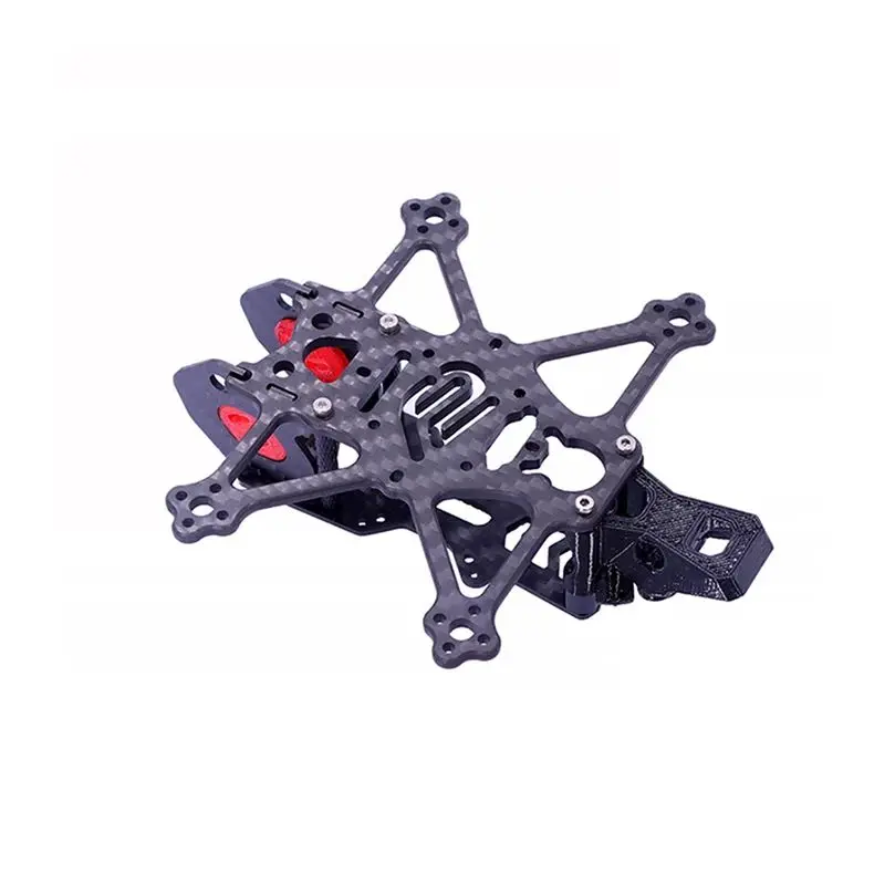 Châssis drone FPV course léger 3-5 pouces compatible O3/O4 Air, détail fixation carte de vol