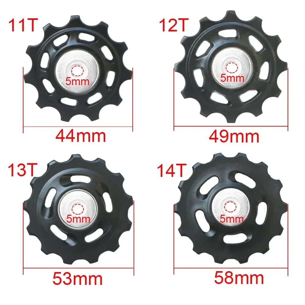 Description Picture 3 of item11T 12T 13T 14T Bearing MTB Bicycle Rear Guide Wheel Road Bike Jockey Rear Derailleur Pulley Roller for Shimano Sram Repair Kit
