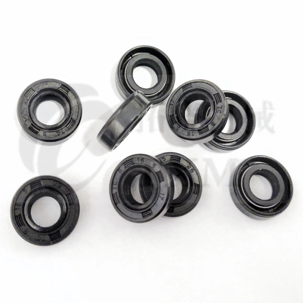 TC8x16x5 8x16x5 NBR Nitrile Rubber Skeleton Oil Seal 8*16*5 Seals Radial Shaft Seals 10pcs oil seal screwdrivers o ring seal set rubber seal ring sealing repair tools seal remover water pump seal kit engine transmission seal
