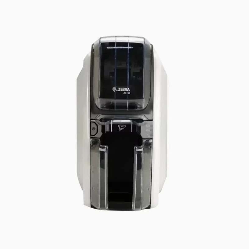 보안 Zebra ZC100 프린터 단면 인쇄 플라스틱 USB ID PVC 카드 프린터