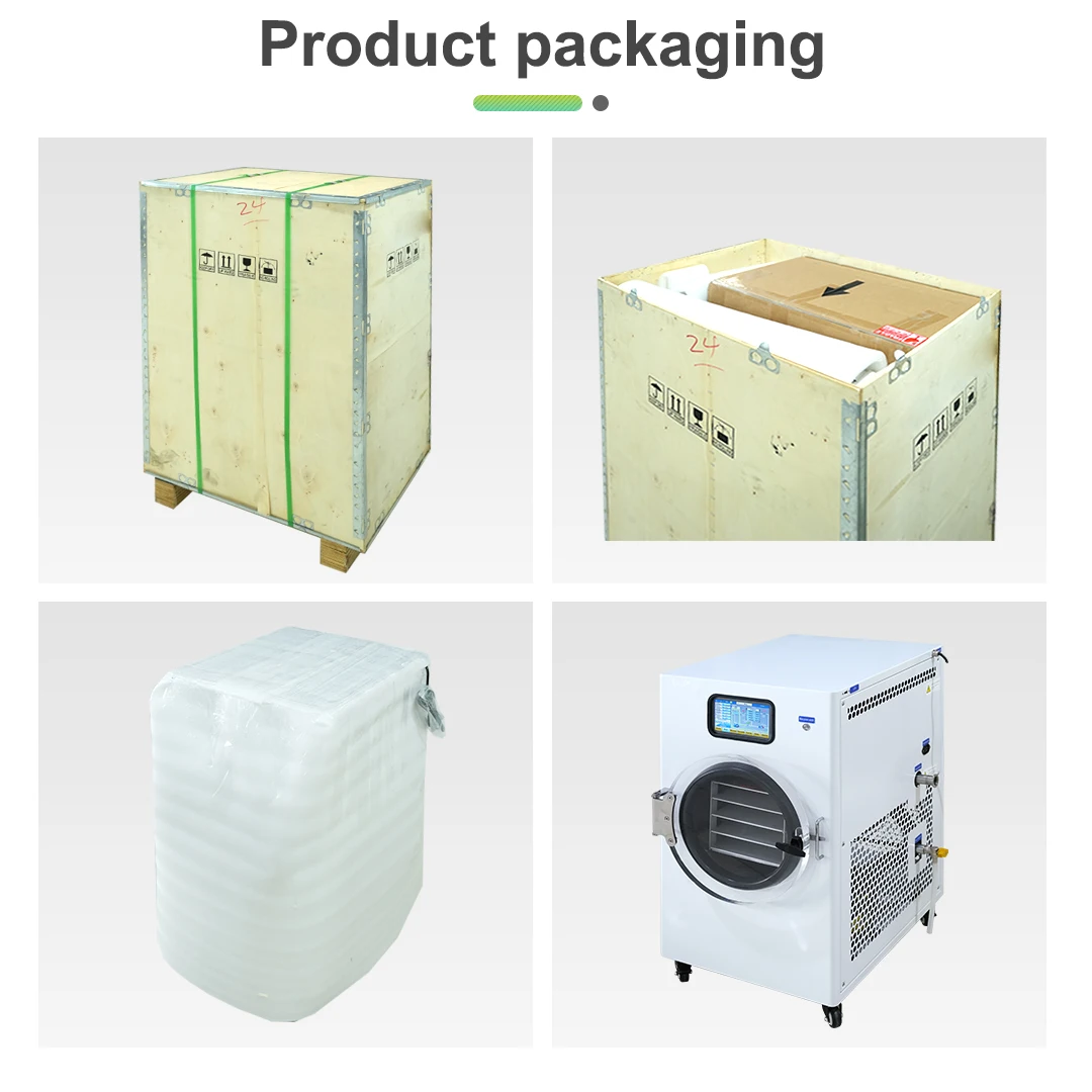 Dual Heated Freeze Dryer Machine for Flower Drying Automatic Electric Dual Heat