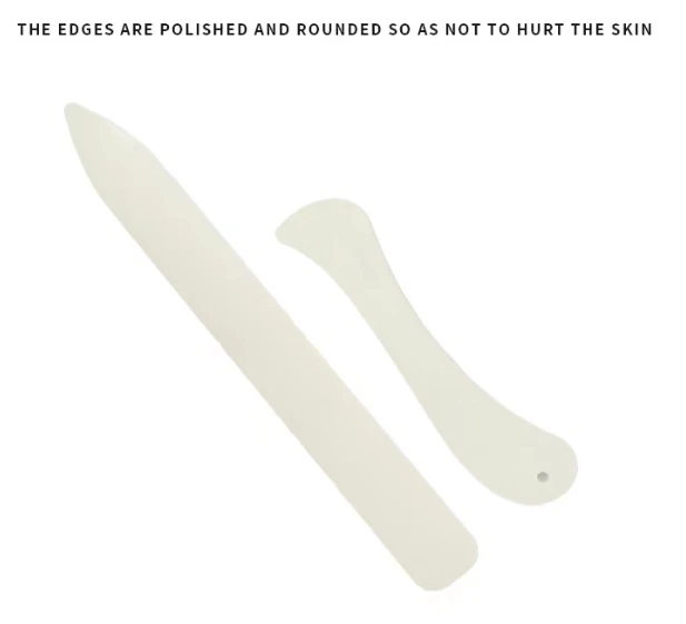 2pcs/lot Plastic Bone Folder Creaser Scoring DIY Bookbinding Leather Crafts Card Making Folding Paper Handmade Burnishing Tools